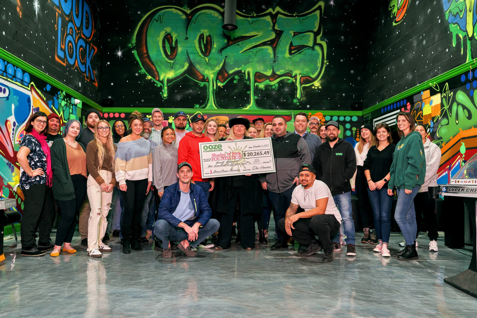 Ooze Foundation Monetary Donations 2021